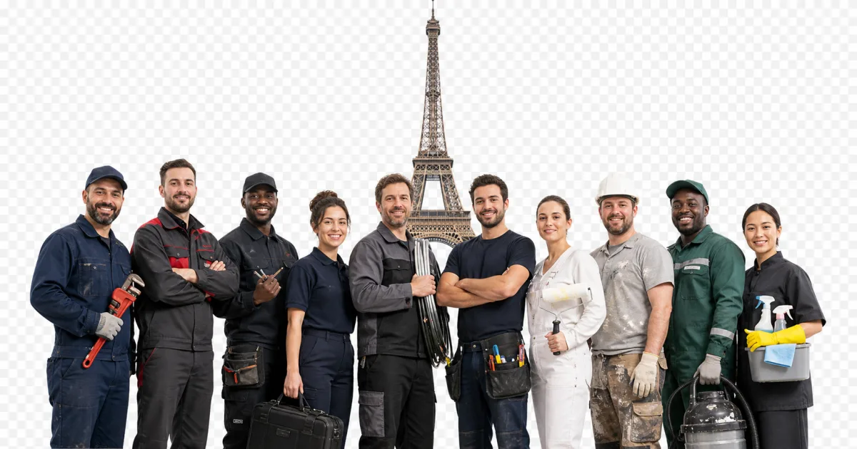 Plombier, Chauffagiste, Serrurier, Climatisation, Vitrier, Électricien, Peintre, Rénovation, Assainissement à Paris